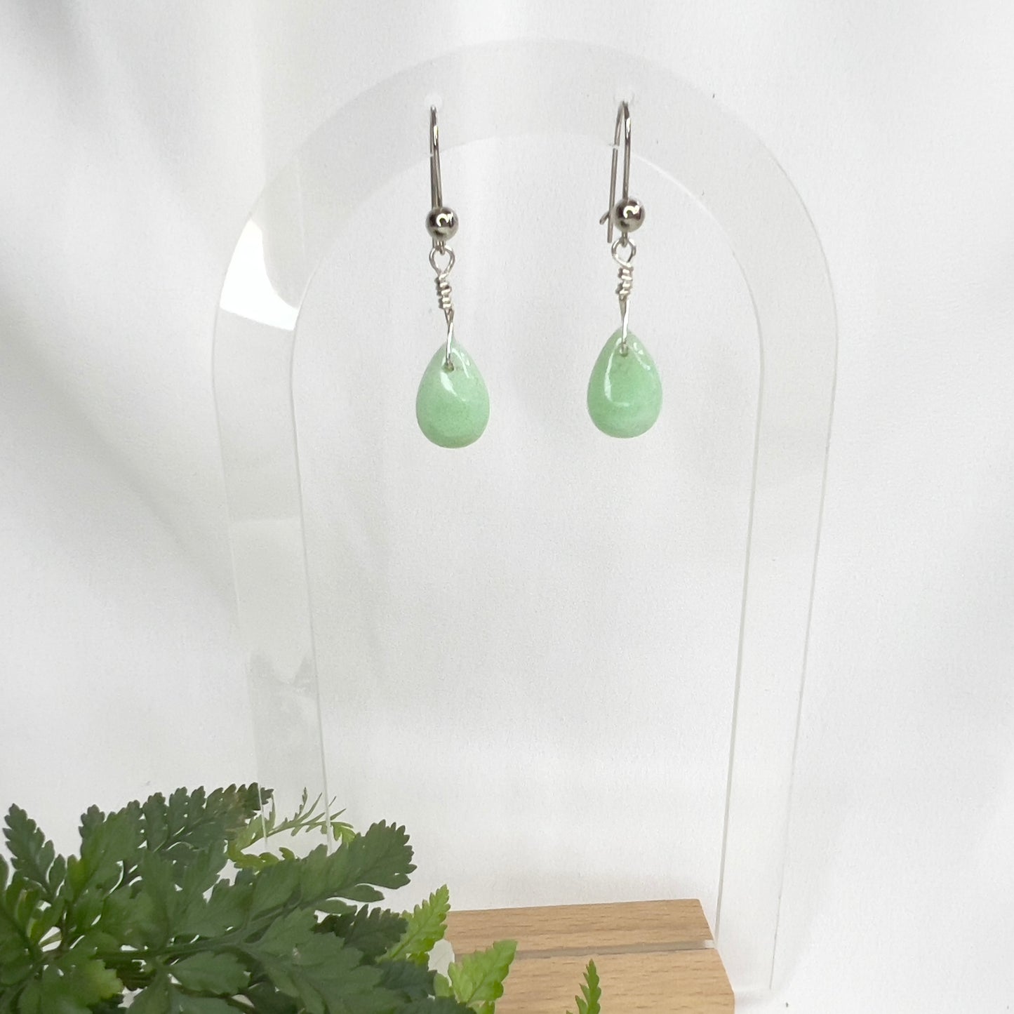 Australian Chrysoprase Crystal Earrings: Uplifting ∙ New Beginnings ∙ Optimism