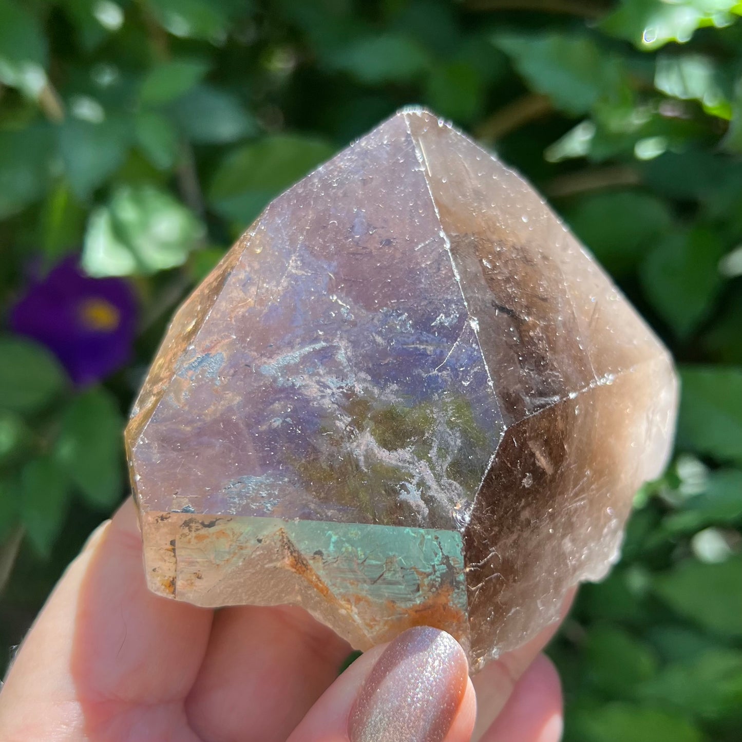 Large Natural Rutilated Smoky Quartz Point | Bahia, Brazil