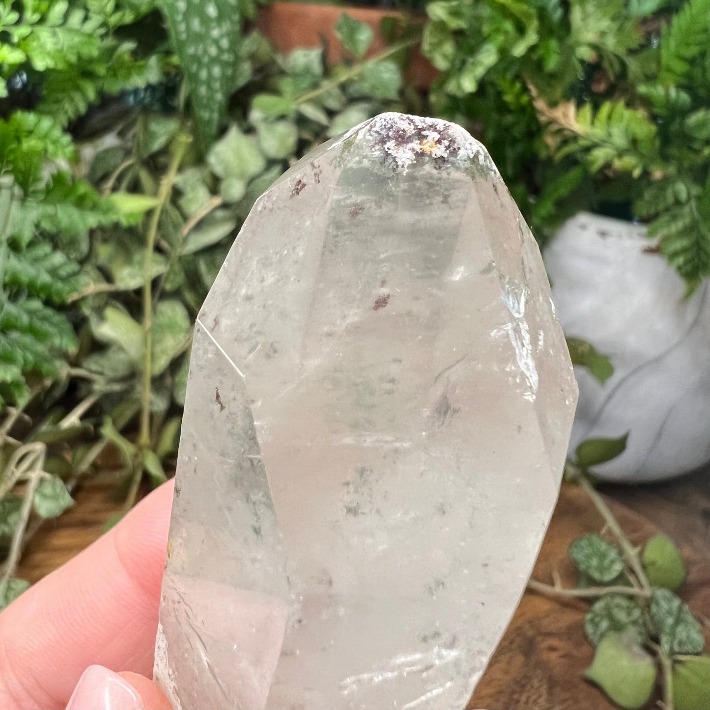 Chunky Raw Lodalite Inclusion Quartz Point