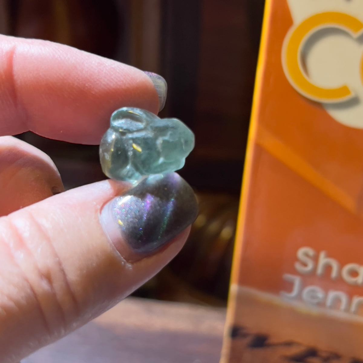 Mini Fluorite Carving: Bunny