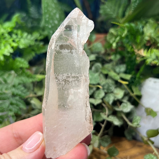 Empathic Warrior Self-Healed Quartz Point with penetrator