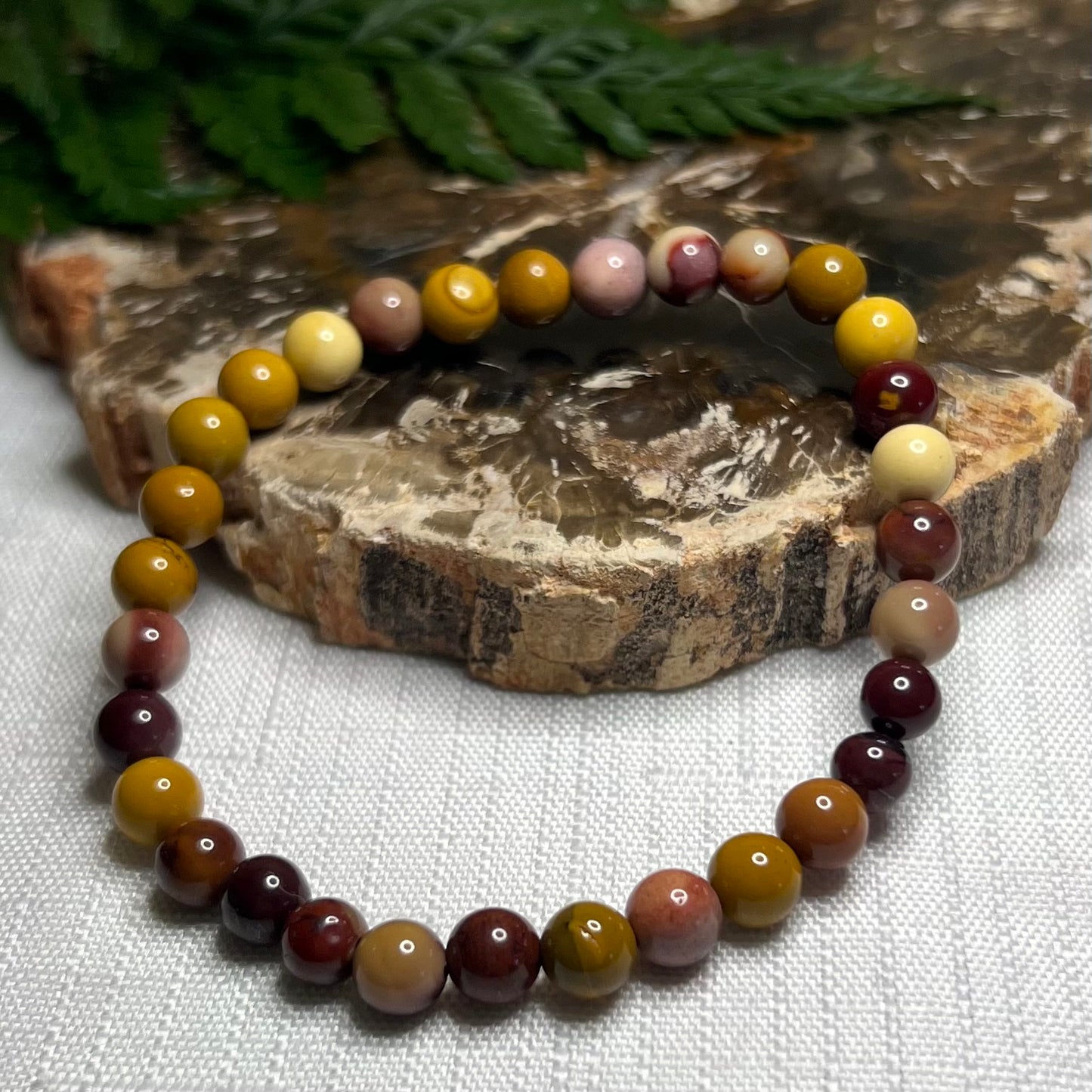 Mookaite Jasper Stretch Bracelet | 6mm