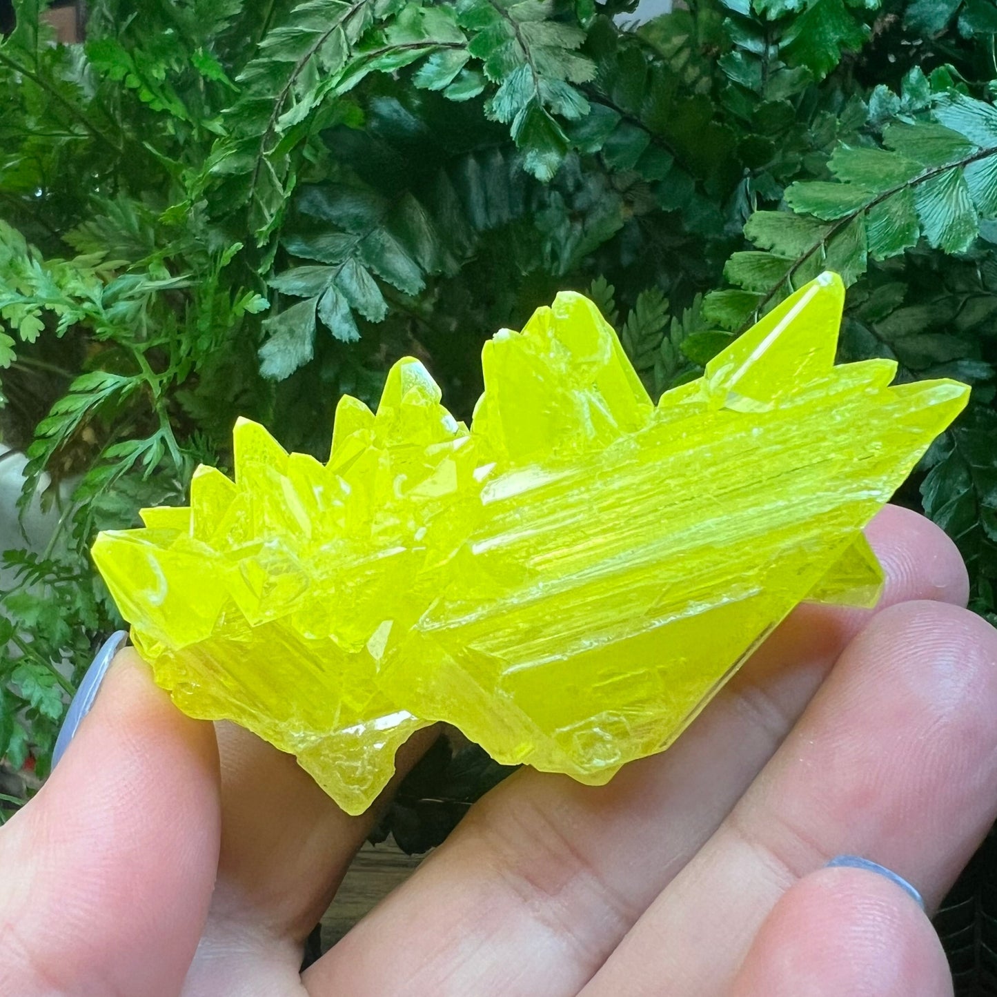 Natural Sulphur Specimen - Lab grown, Yunnan China