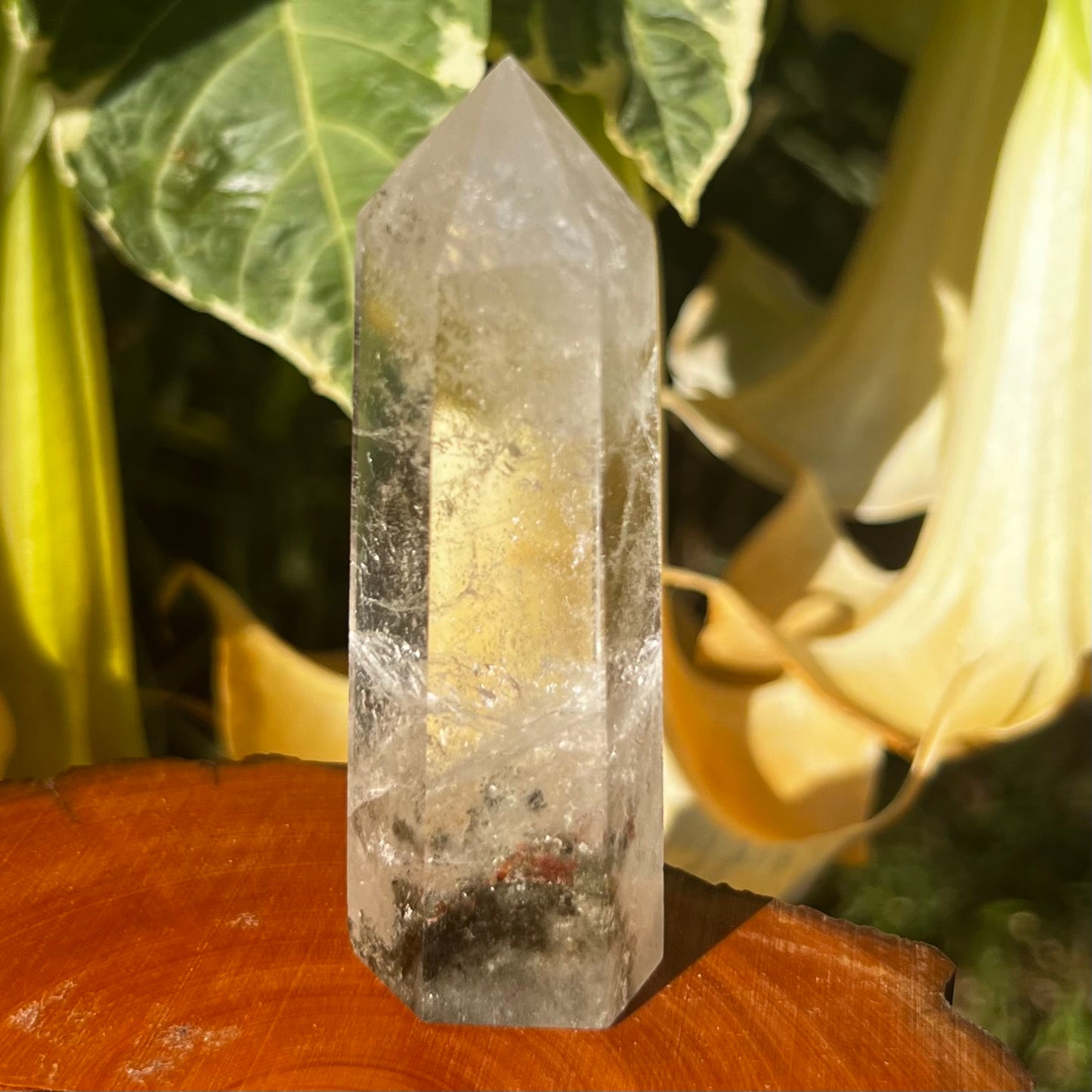 Garden Quartz Polished Point - Brazil