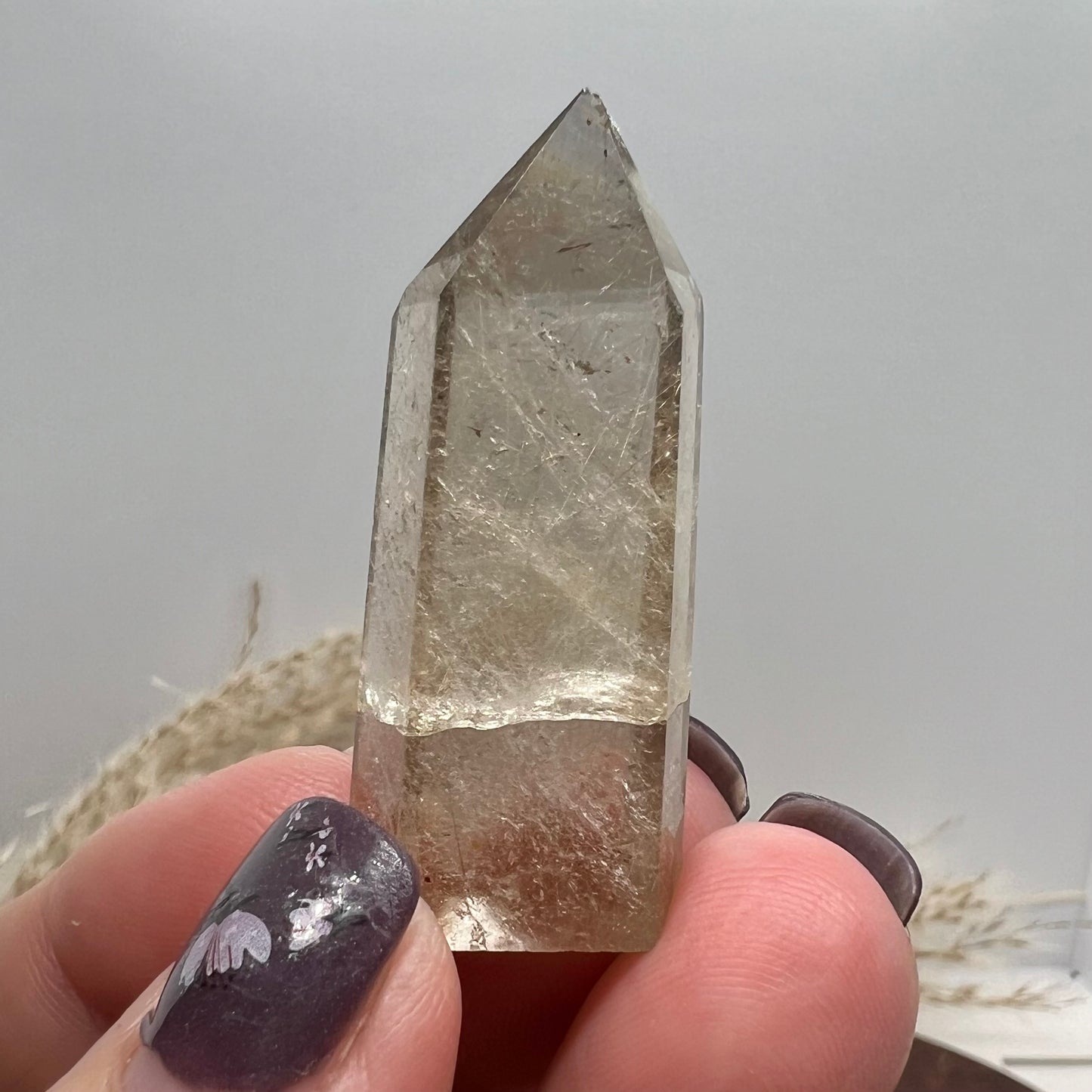 Golden Rutile Quartz Mini Tower (Brazil) (d)