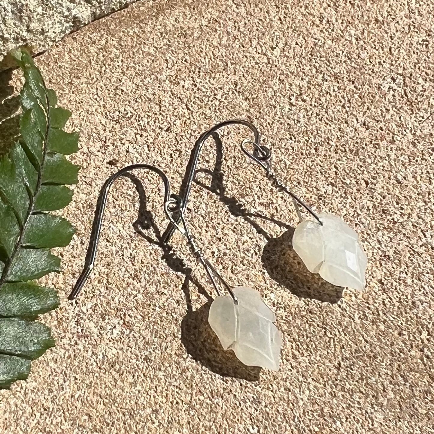 Moonstone Crystal Earrings