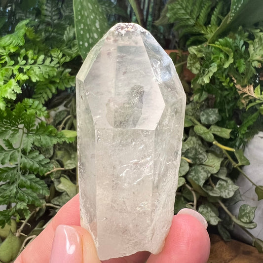 Chunky Raw Lodalite Inclusion Quartz Point