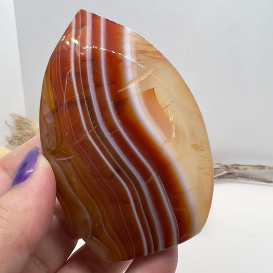 Banded Carnelian Flame