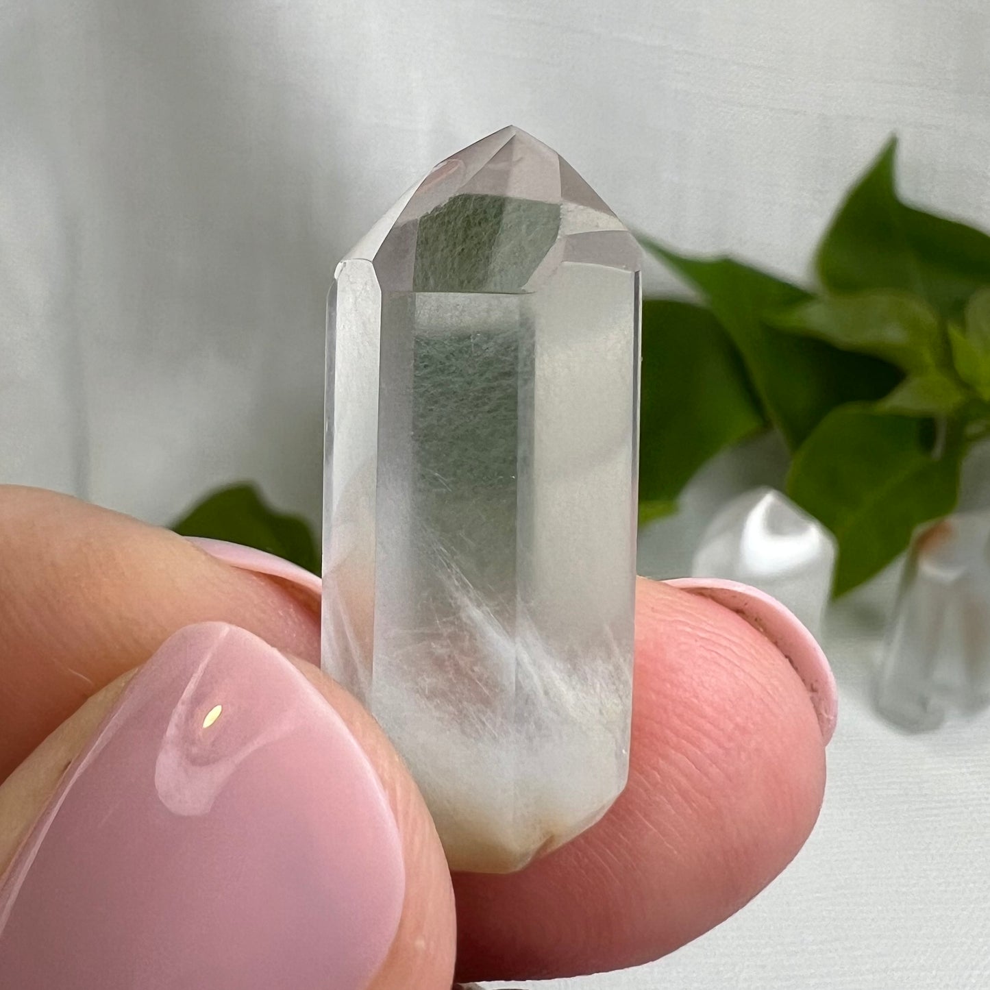 Amphibole Quartz Points - Margarida Mine, Bahia, Brazil