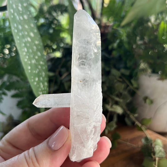 Inner Mongolian Double Terminated Quartz with Cross Point