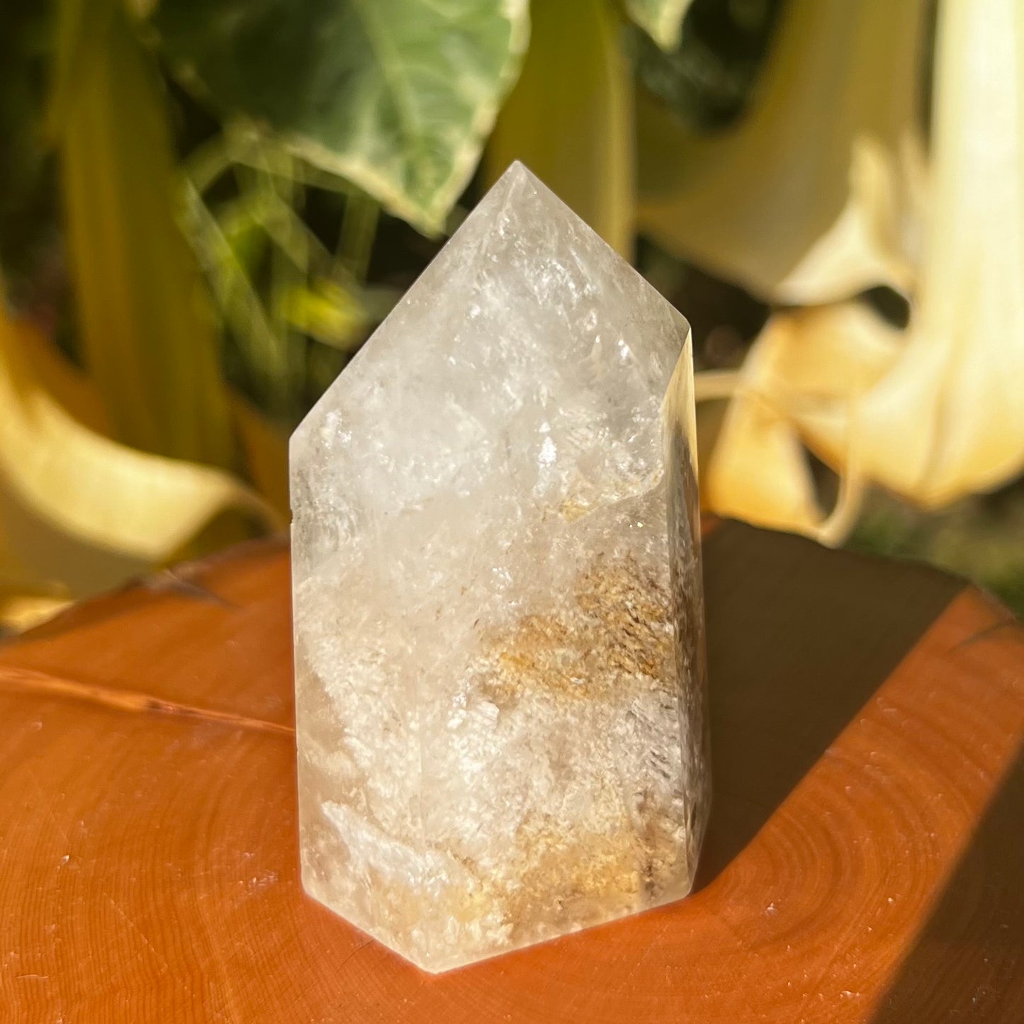 'Thousand Layer' Lodalite Inclusion Quartz Point | Brazil