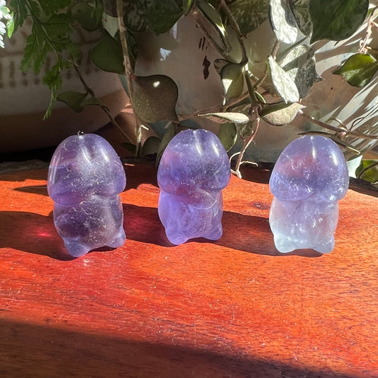 Fluorite Willy / Peen Carving - Fun Gifts for Friends