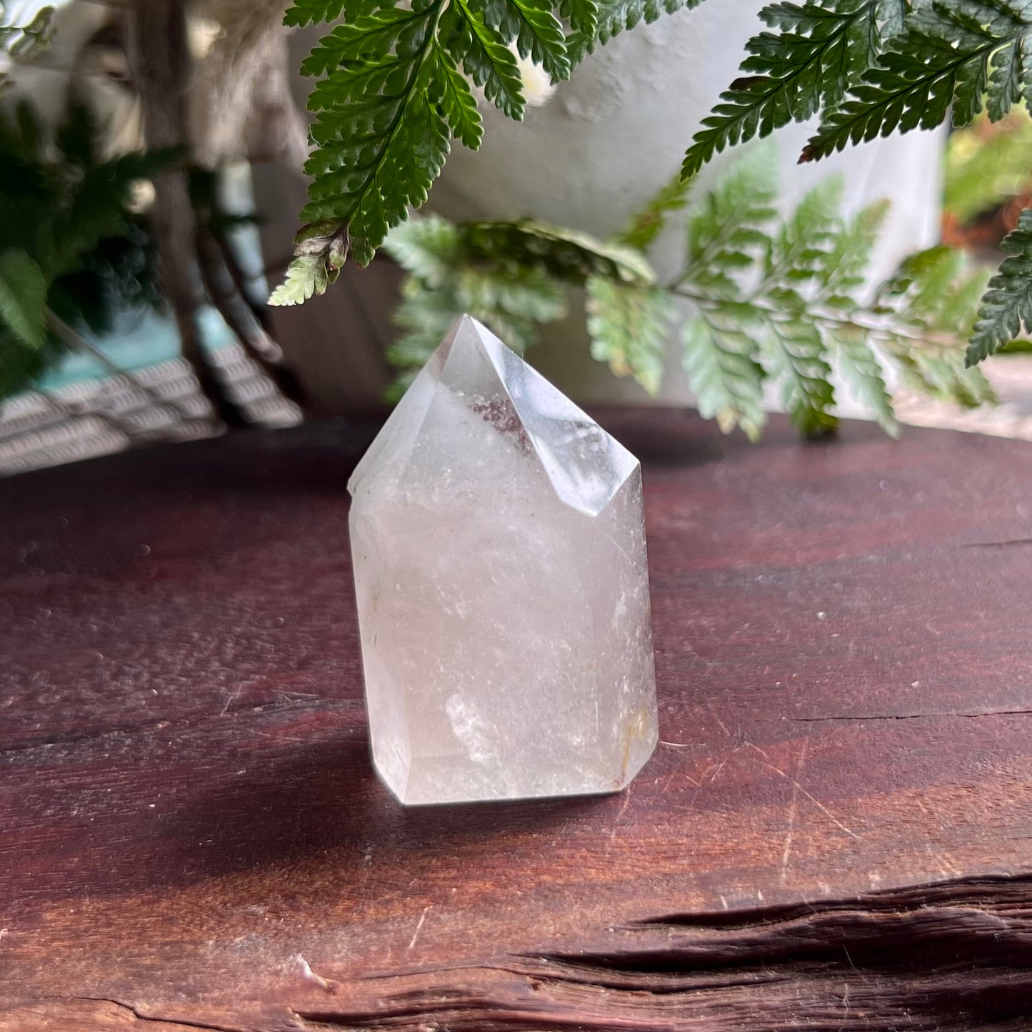 'Blue' Phantom Inclusion Quartz Point - Brazil