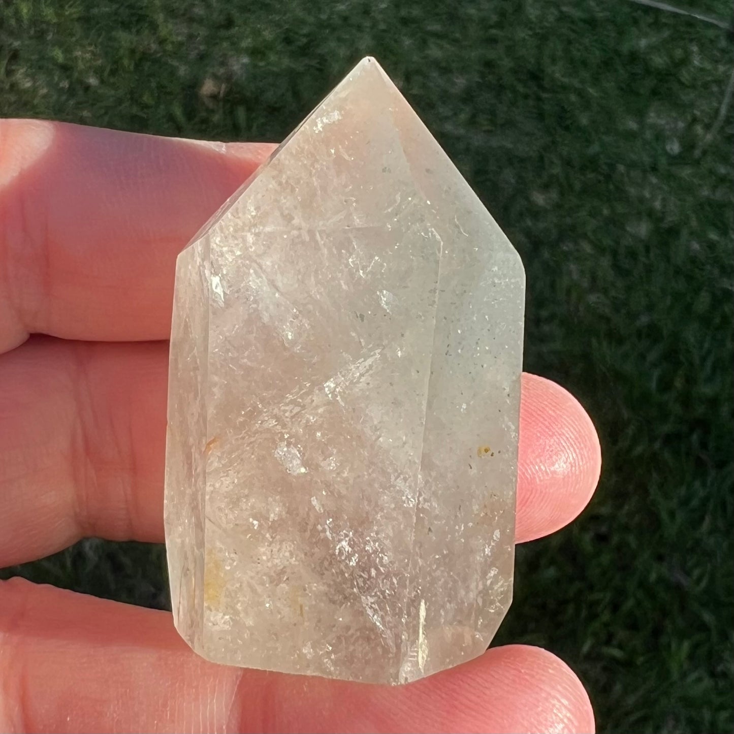 'Blue' Phantom Inclusion Quartz Point - Brazil