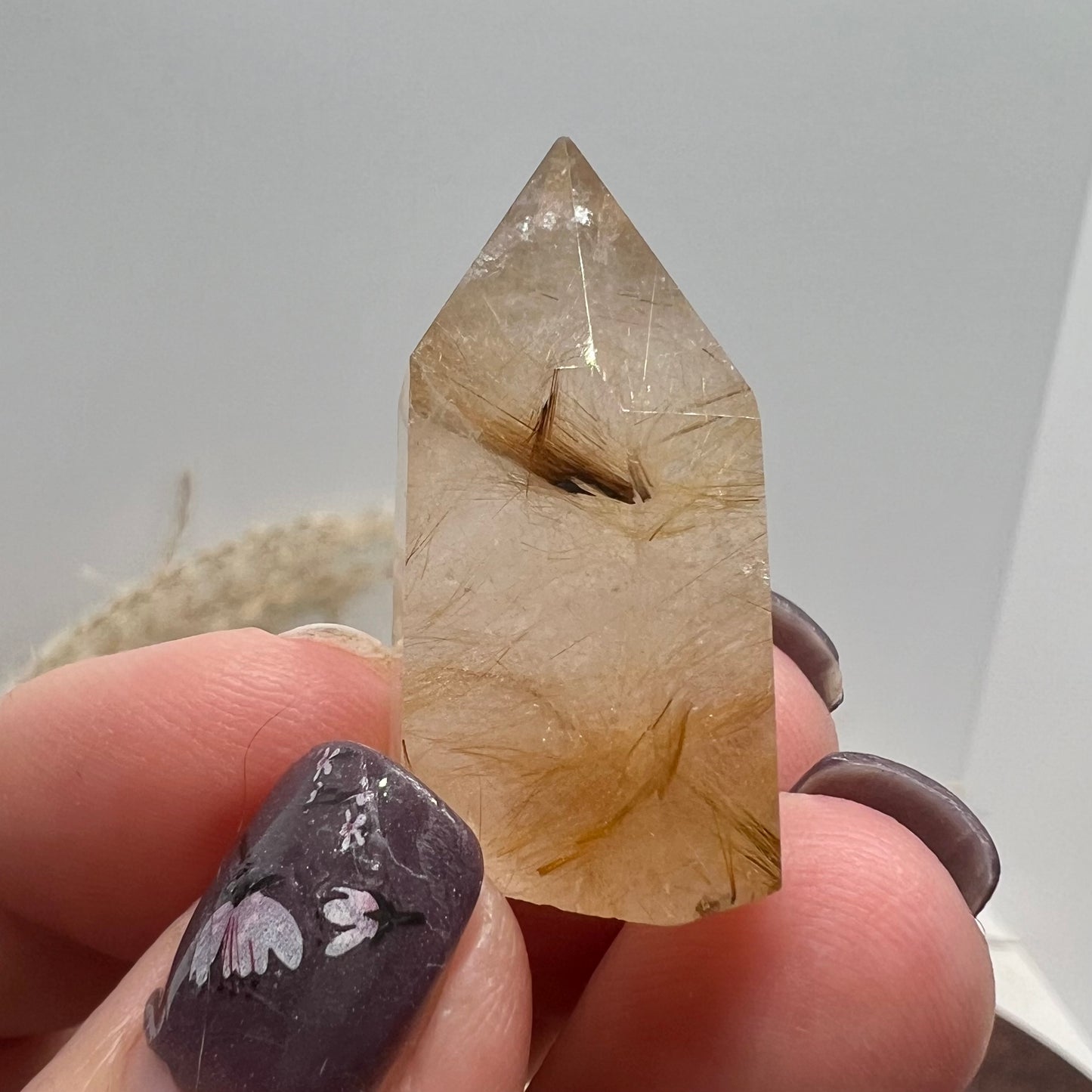 Golden Rutile Quartz Mini Tower (Brazil) (e)