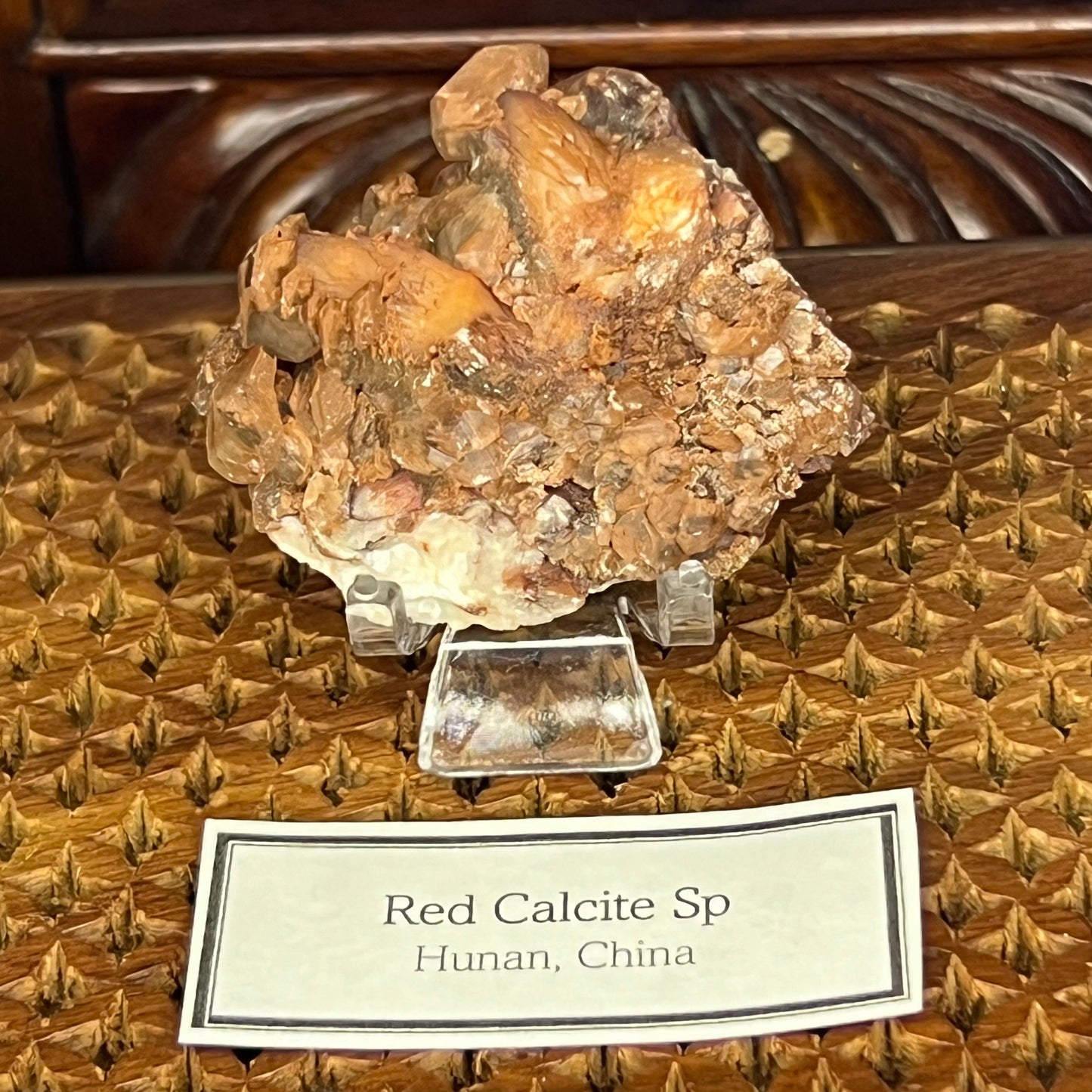 Red Calcite Specimen | Hunan, China