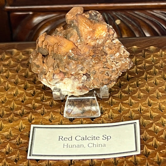Red Calcite Specimen | Hunan, China