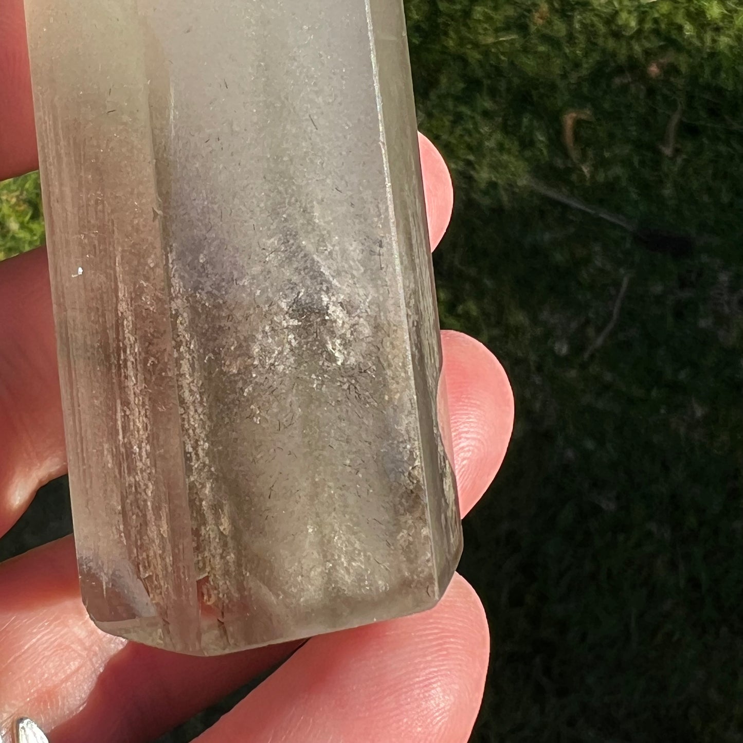 'Thousand Layer' Inclusion Phantom Quartz Point | Brazil