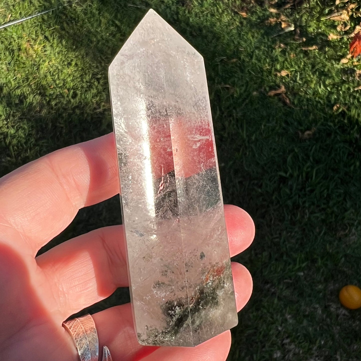 Garden Quartz Polished Point - Brazil