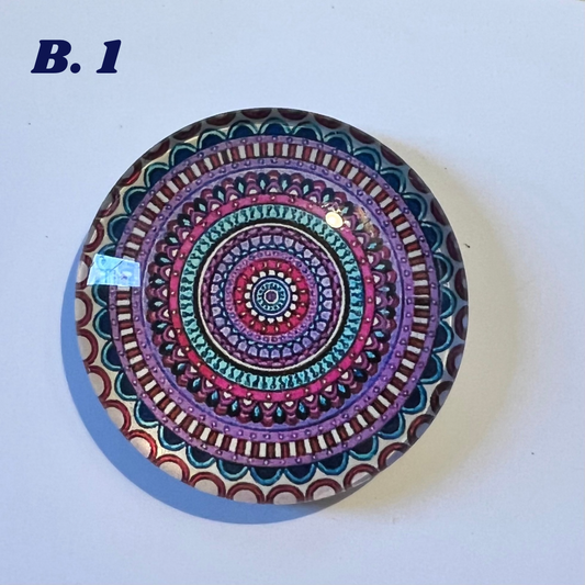 Mystical Magnets - 'B' Series - 4cm Diameter Glass bubble