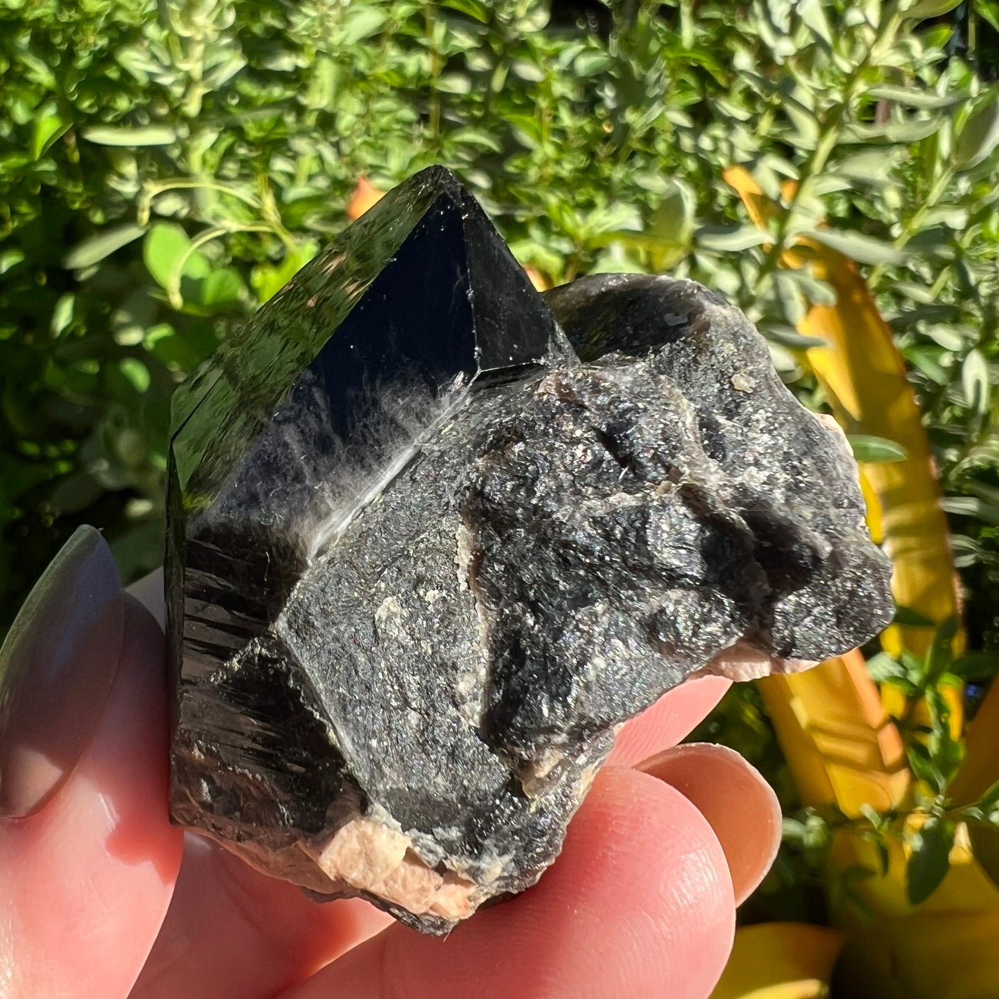 Black Smoky Quartz | China | Lustrous Morion Quartz Specimen