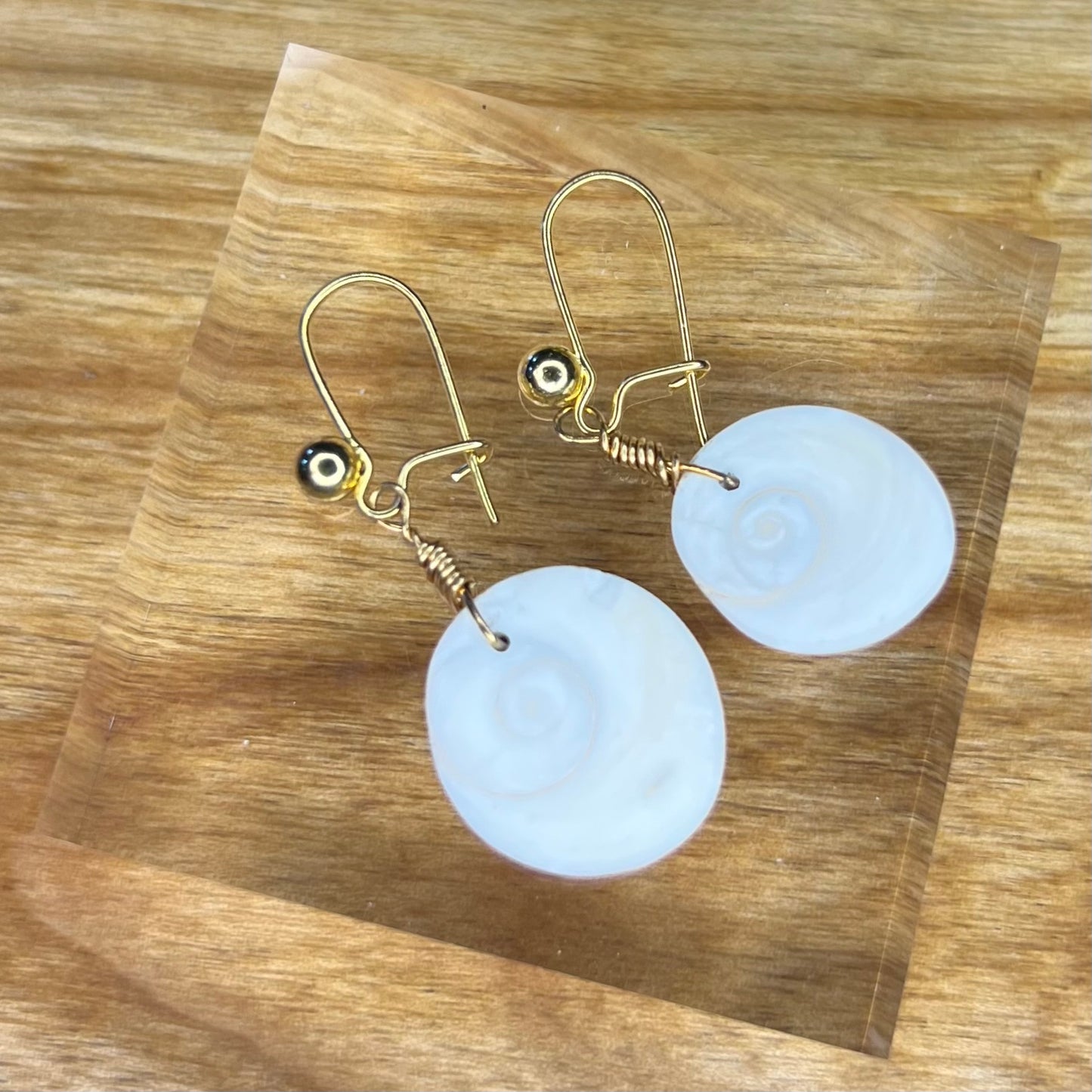 Shiva Eye Shell Earrings: Spiritual ∙ Personal Transformation ∙ Nurturing