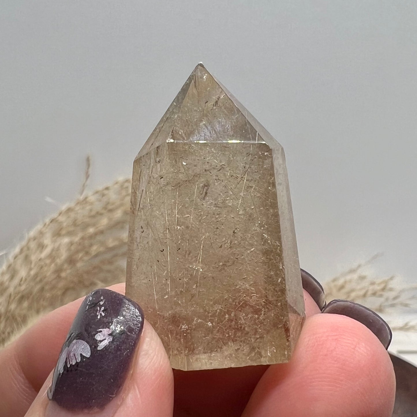 Golden Rutile Quartz Mini Tower (Brazil) (f)