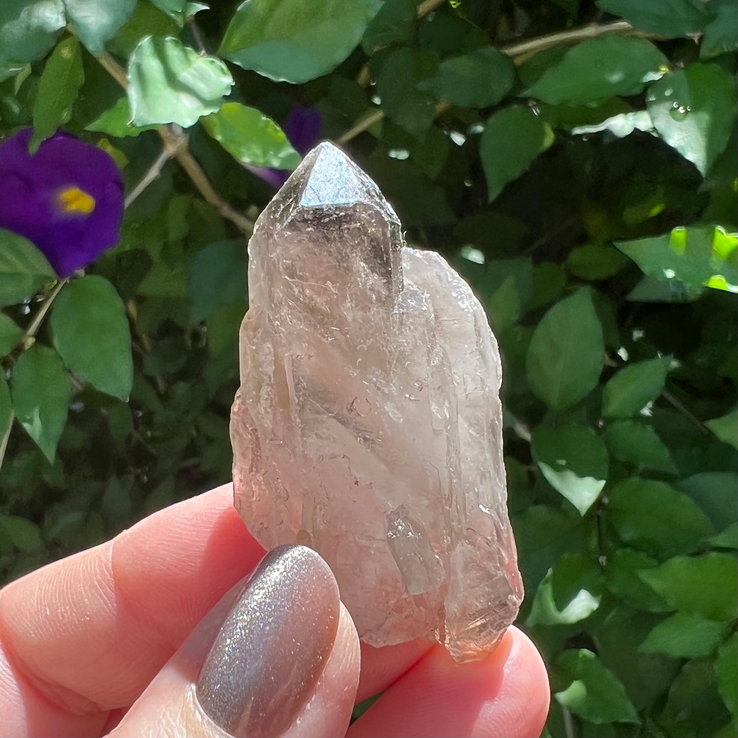Smoky Quartz Points - small rough specimen