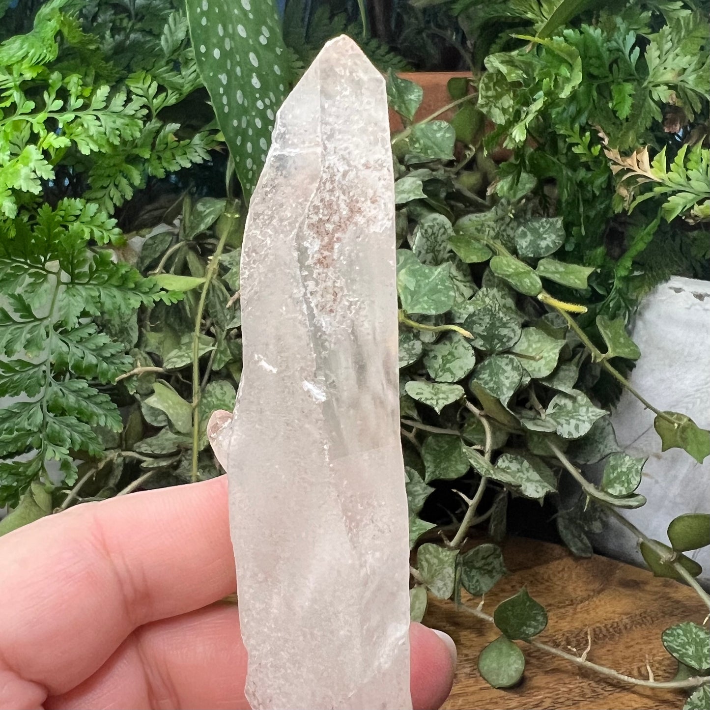 Empathic Warrior Self-Healed Quartz Point with penetrator