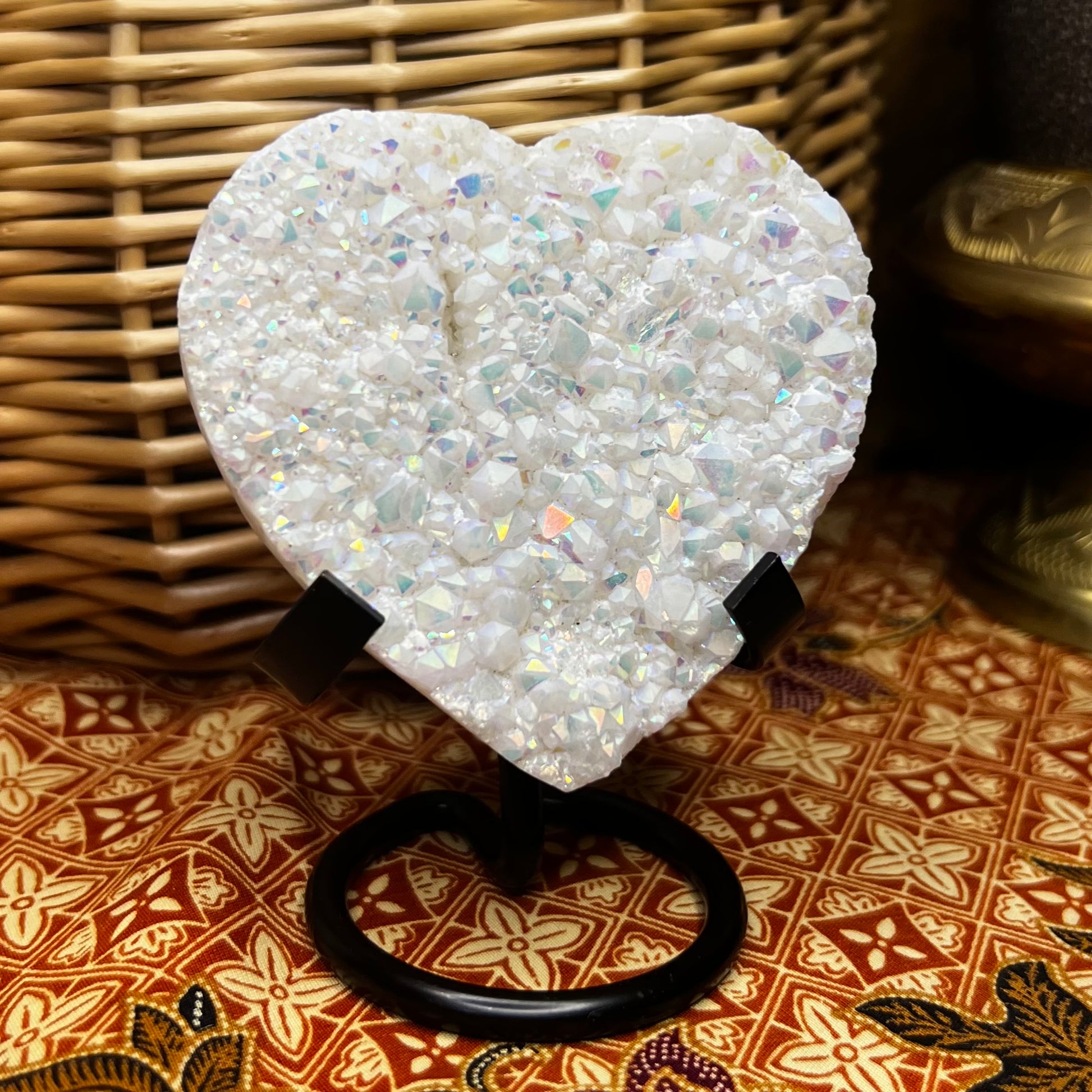 Large Druzy Angel Aura Quartz