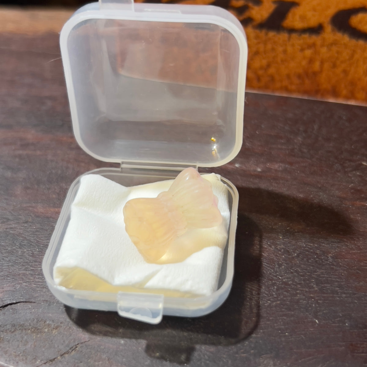 Mini Fluorite Carving: Prosperity Wheat Bundle