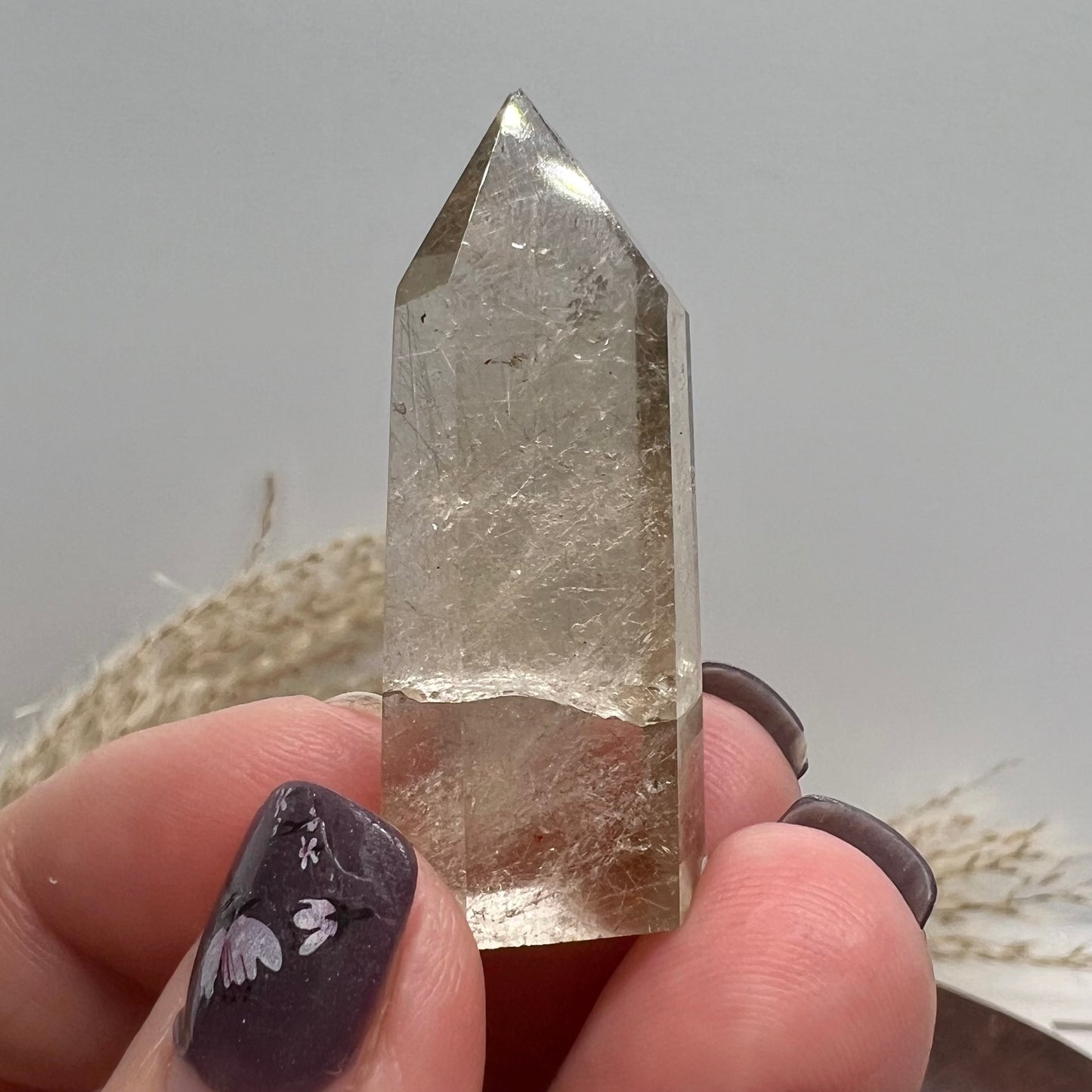 Golden Rutile Quartz Mini Tower (Brazil) (d)