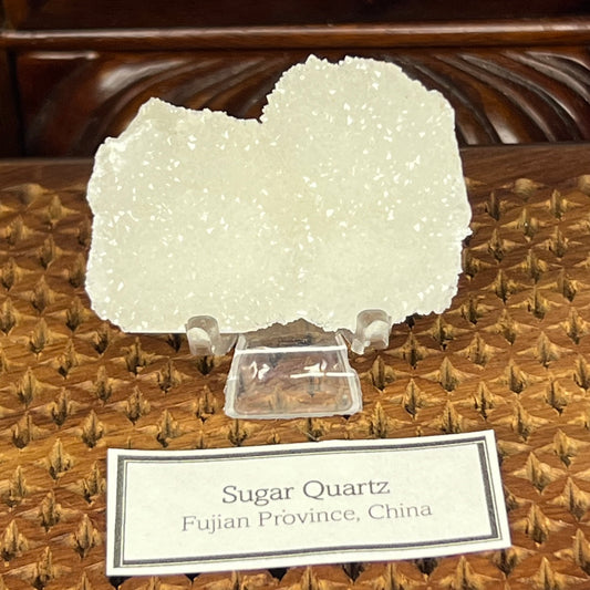 Sparkling Sugar Quartz Specimen | Fujian Province, China