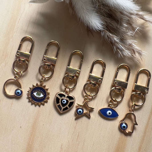 Nazar Amulet Keyring - Protection from Evil Eye Charm