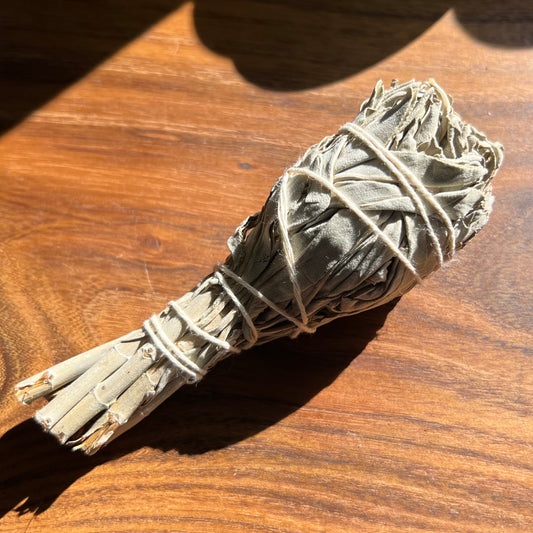 White Sage Smoke Stick - Natural tips