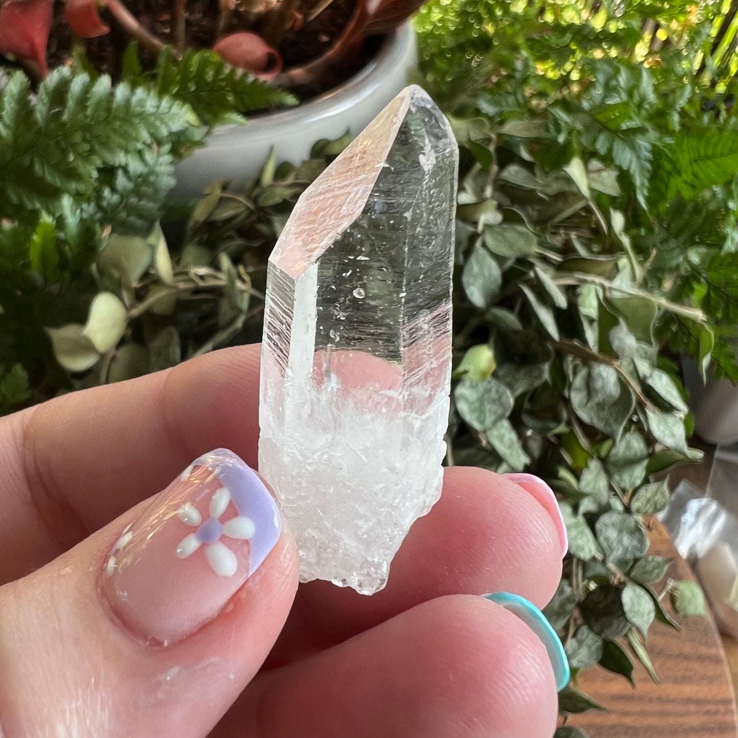 Evolight Quartz Point - Isis and etched