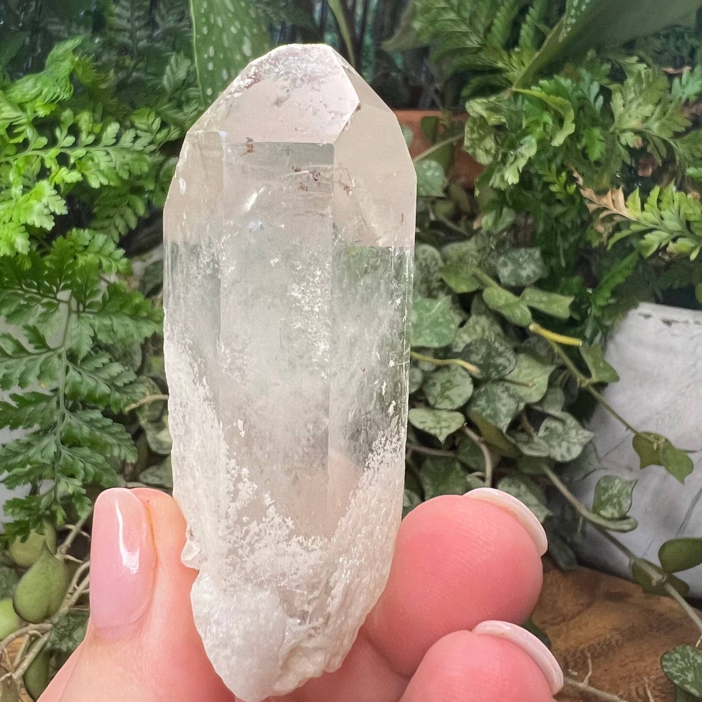 Chunky Raw Lodalite Inclusion Quartz Point