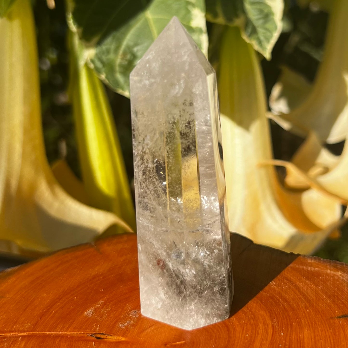 Garden Quartz Polished Point - Brazil