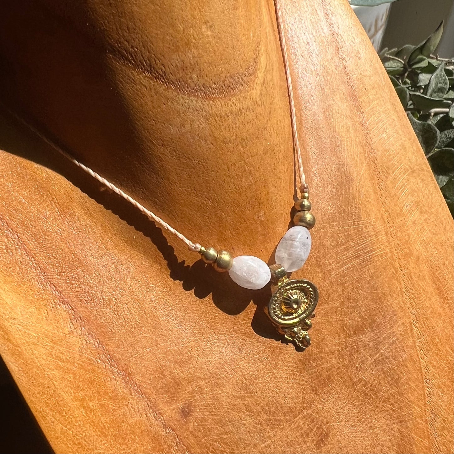 Rainbow Moonstone Petite Layer Necklace