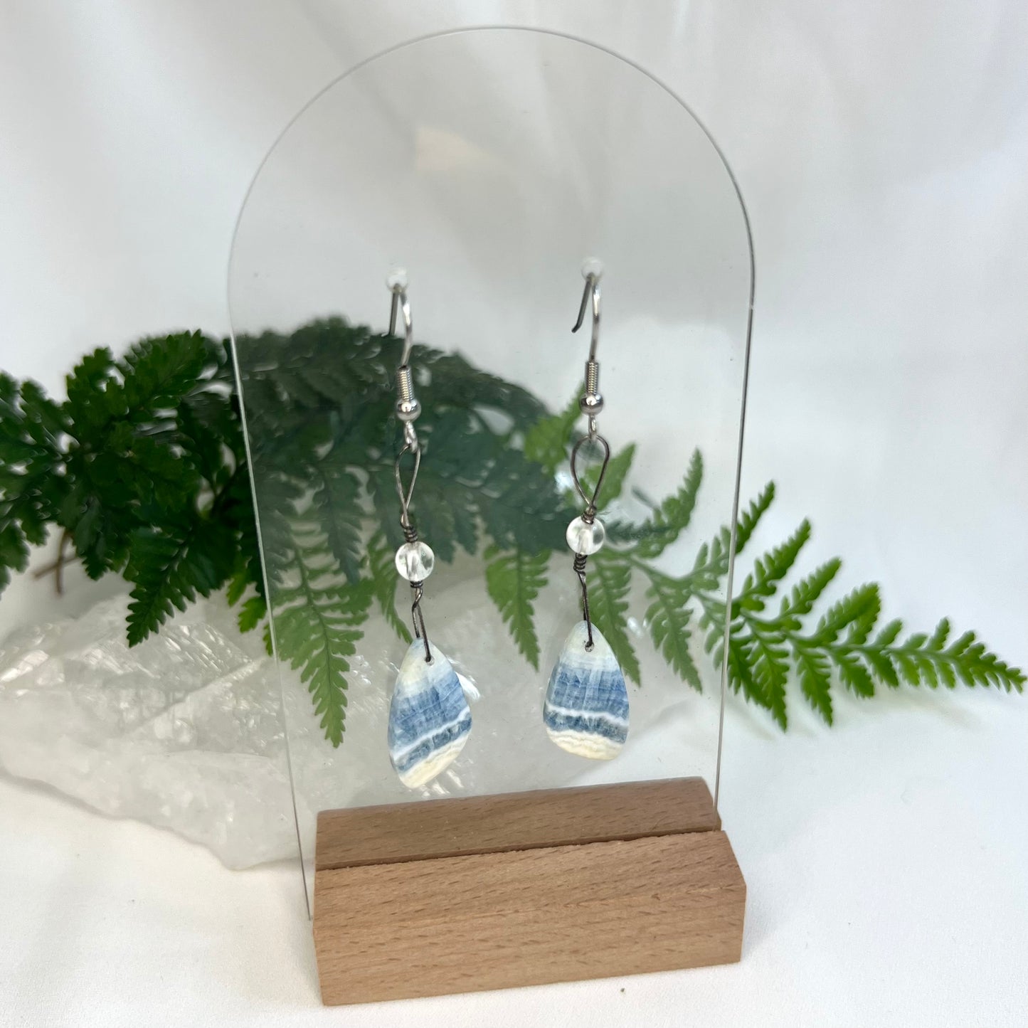 Blue Scheelite Crystal Earrings: Uplifting ∙ Aligning ∙ Enhancing Higher Consciousness