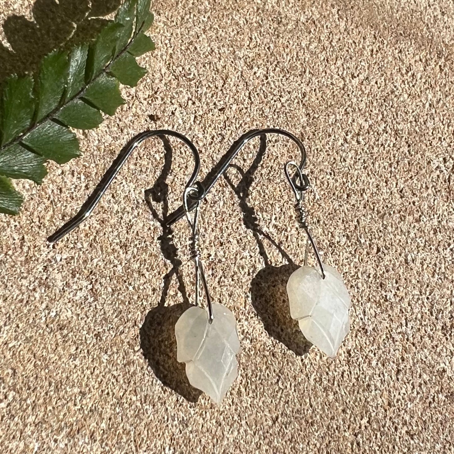 Moonstone Crystal Earrings