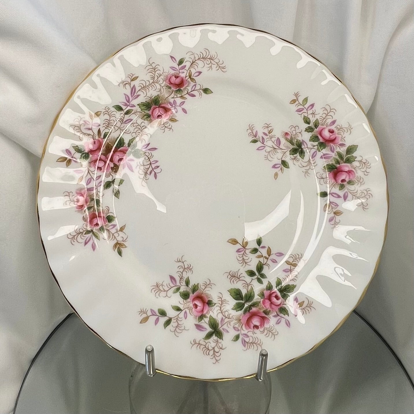 'Lavender Rose' Vintage Royal Albert Teacup & Saucer | Elegant Garden Inspired Bone China Teacup Set