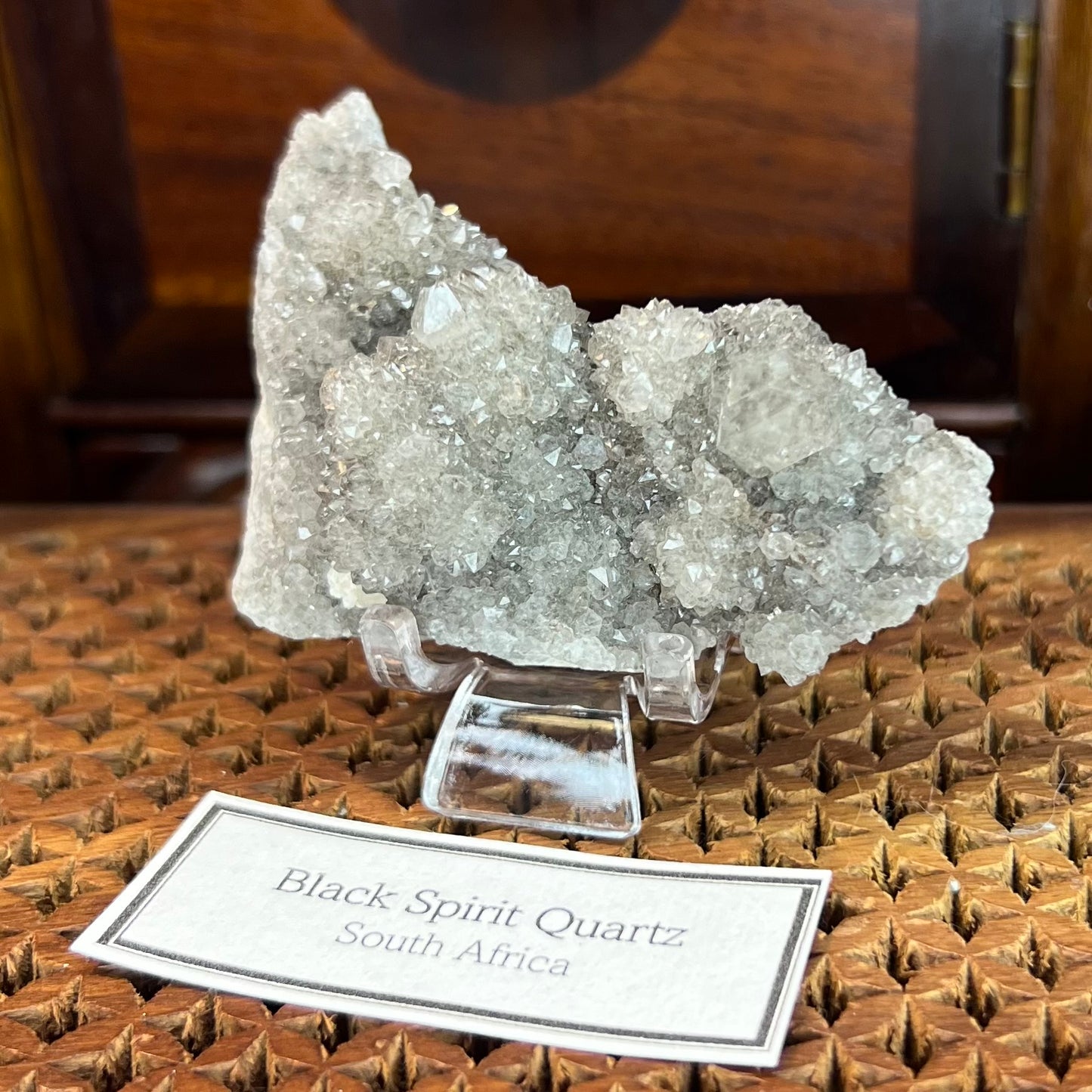 Black Smoky Spirit Quartz Specimen | South Africa
