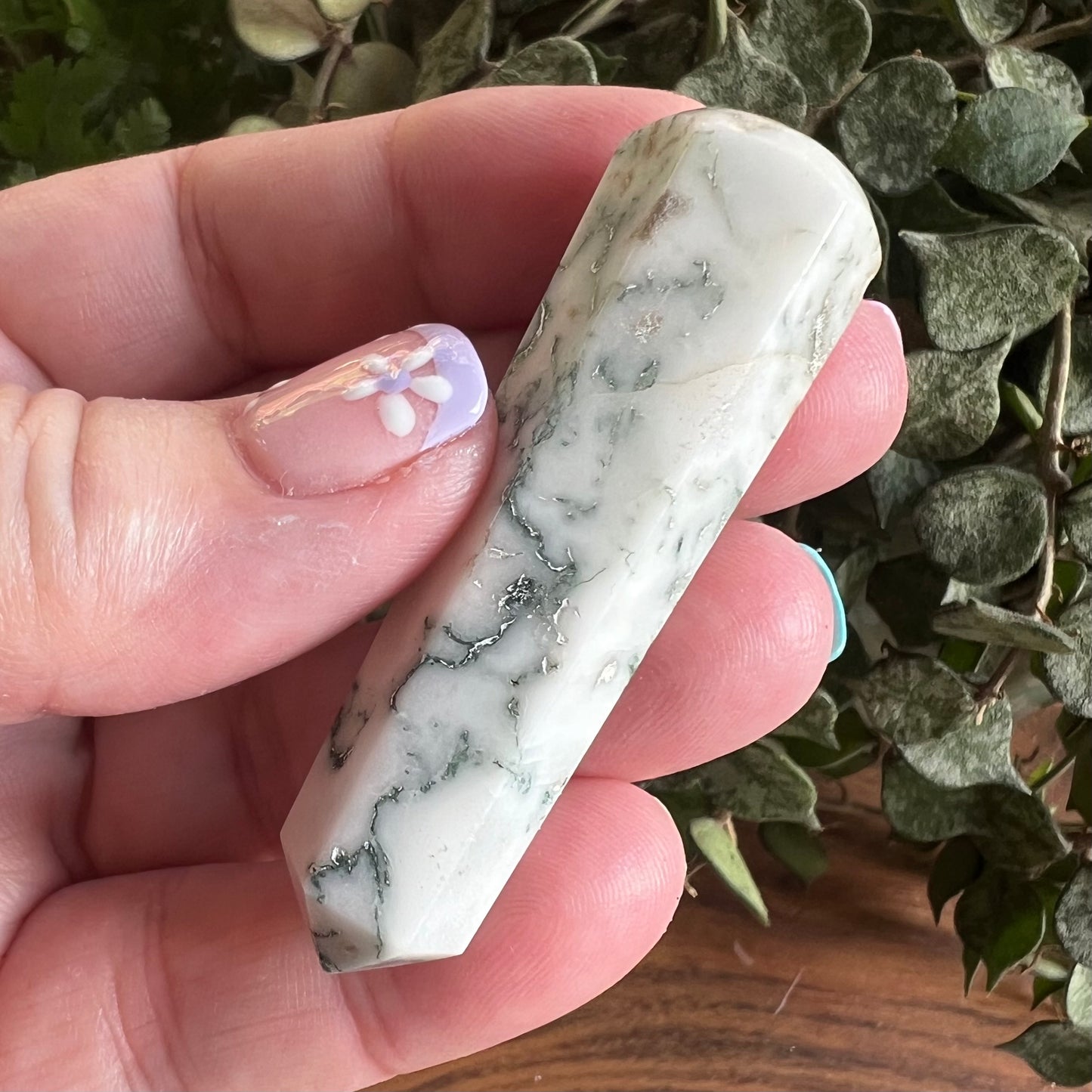 Tree Agate Massage Wand (small)