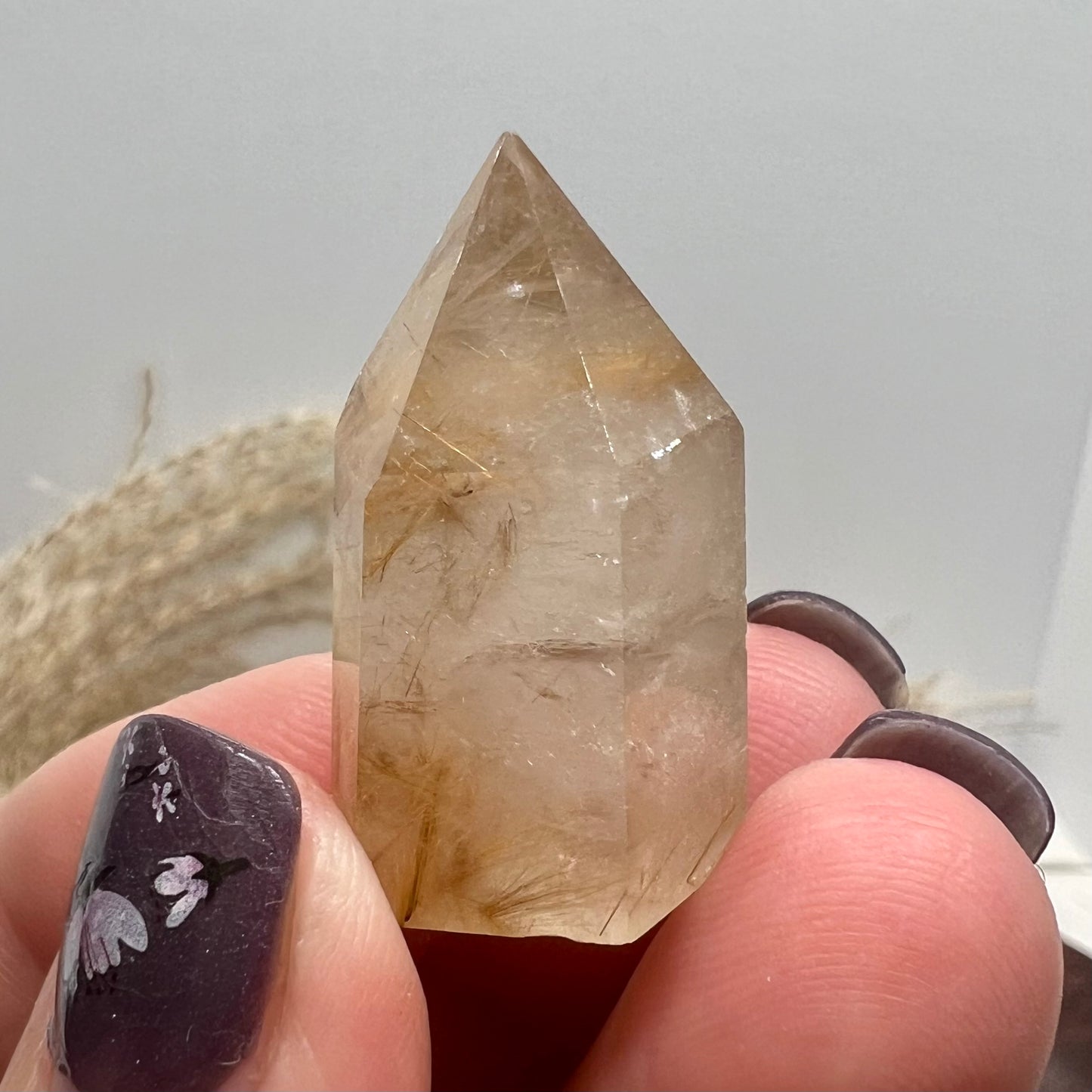 Golden Rutile Quartz Mini Tower (Brazil) (e)