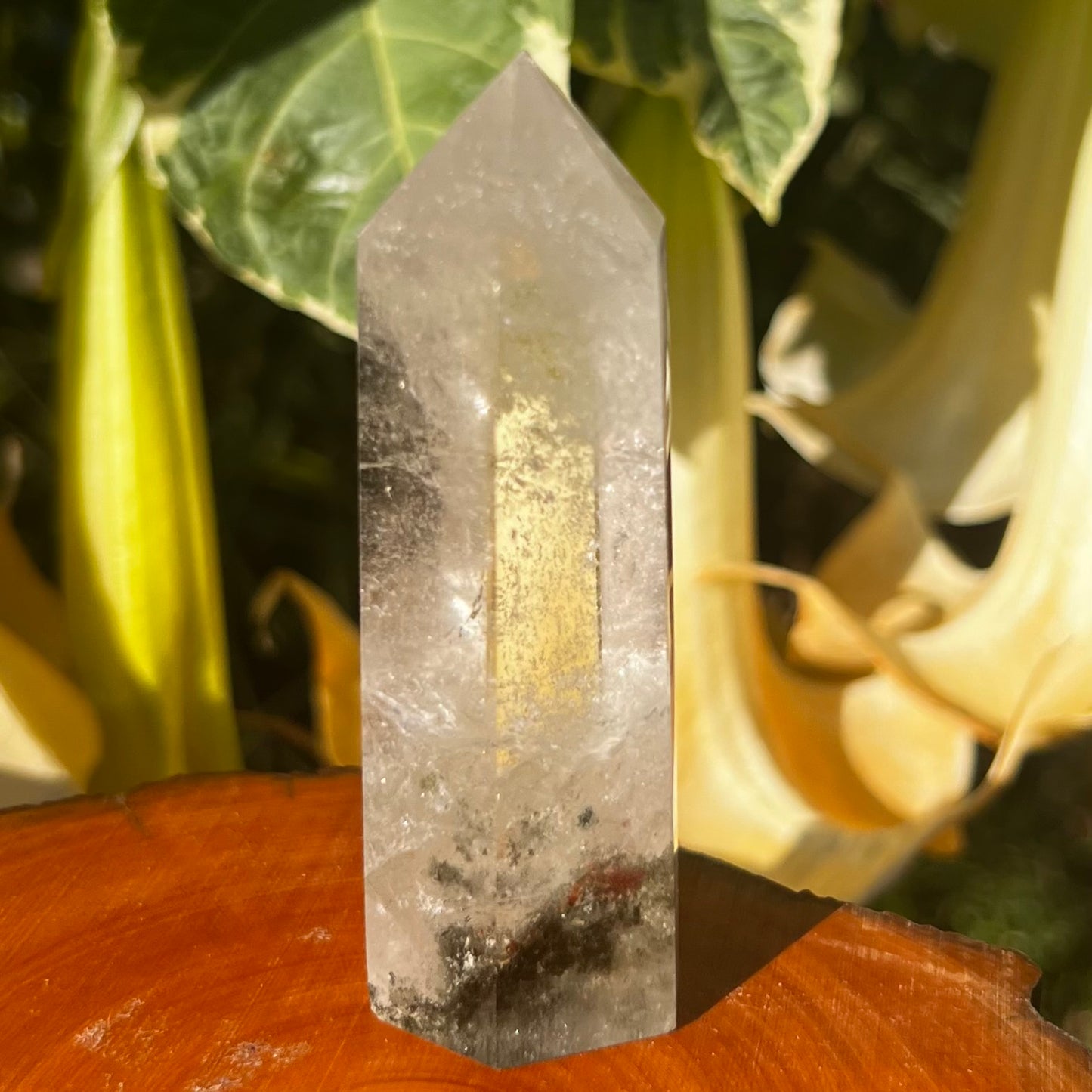Garden Quartz Polished Point - Brazil