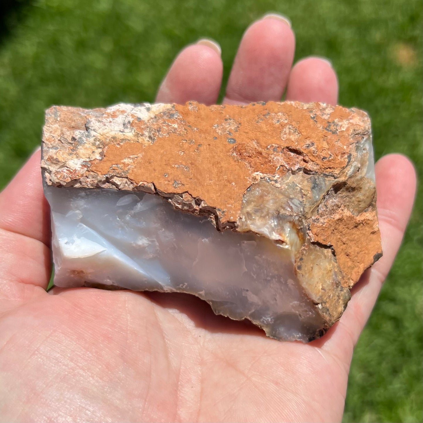 Natural White Magnesite vein specimen - Kalgoorlie, Western Australia