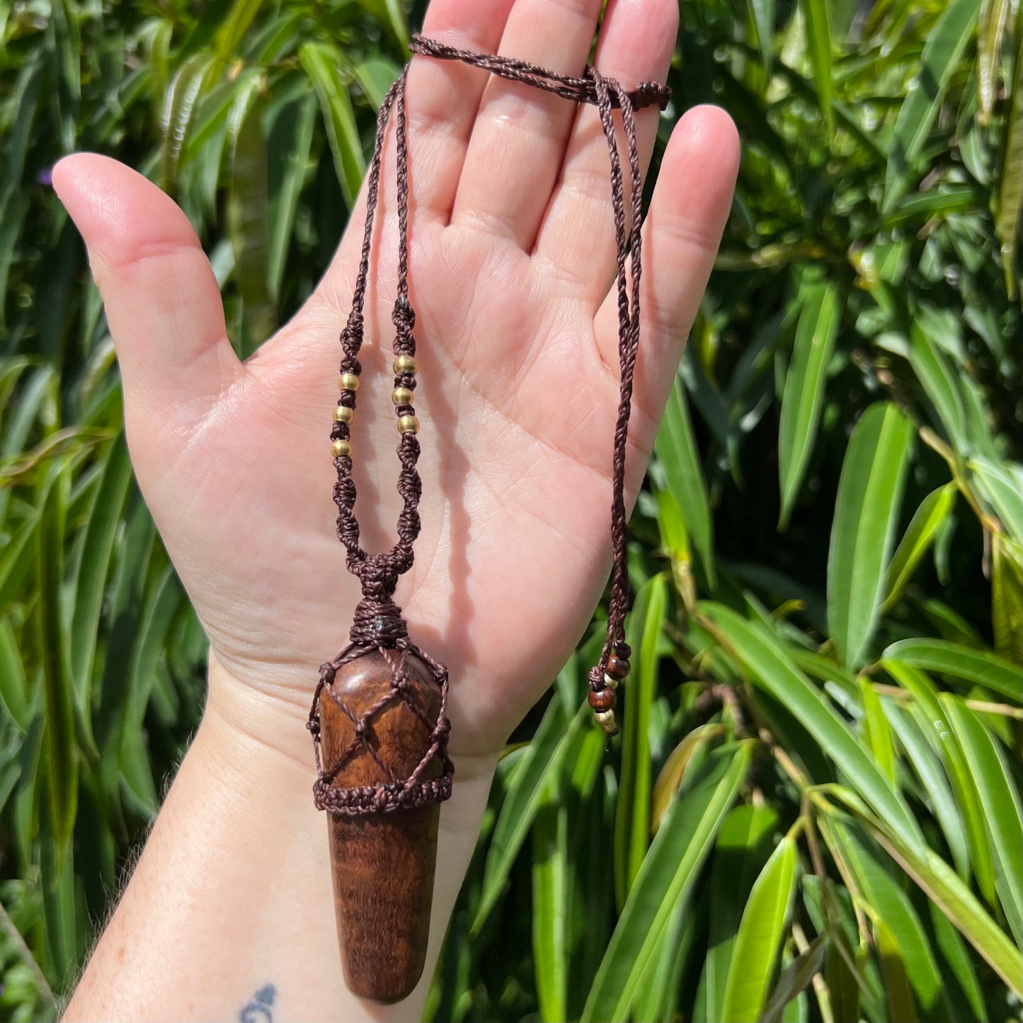 Tasmanian Blackwood Necklace - 'Spirit of Dryad' Talisman (v)