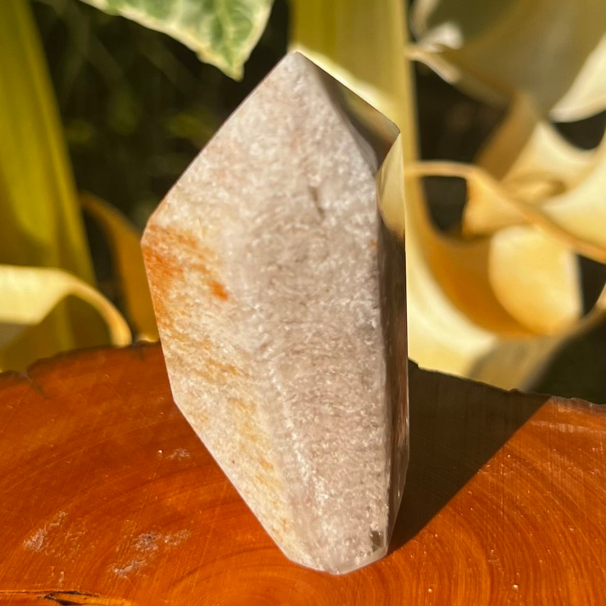 'Thousand Layer' Lodalite Smoky Quartz Polished Point - Brazil