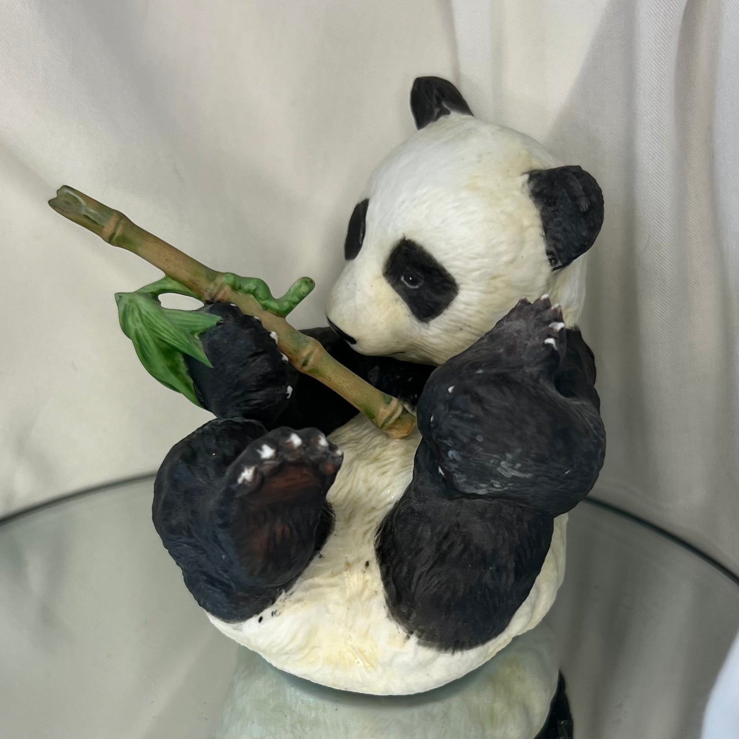 Baby Panda playing with Bamboo
| 'Hi there Panda!' World Wildlife Fund by Eva Dalberg | 1984